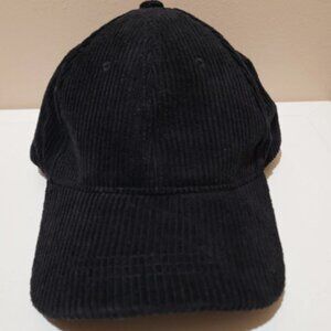 Black Corduroy Hat